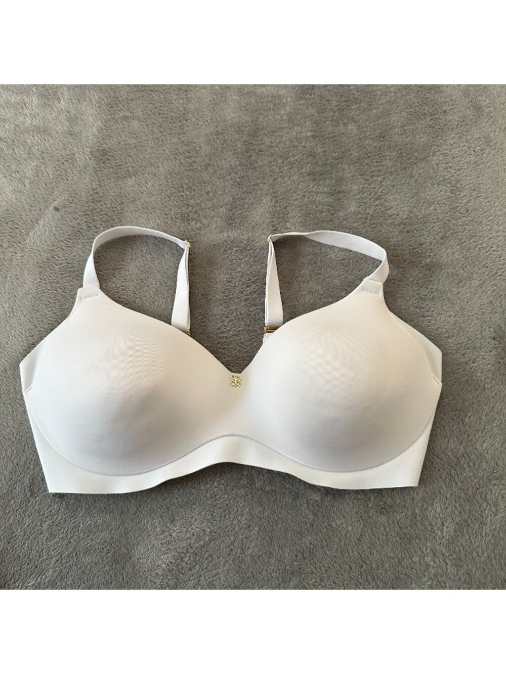 Honeylove Cloud Embrace Wireless Contour Bra 38D White Wire Free - Picture 1 of 7